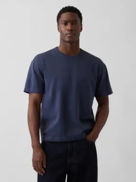 T-shirt i kraftig bomull för vuxna