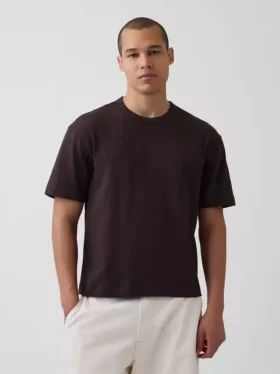 T-shirt i kraftig bomull för vuxna