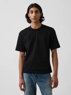 T-shirt i kraftig bomull för vuxna