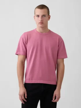 T-shirt i kraftig bomull för vuxna