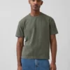 T-shirt i kraftig bomull för vuxna