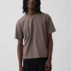 T-shirt i kraftig bomull för vuxna