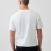 T-shirt i kraftig bomull för vuxna