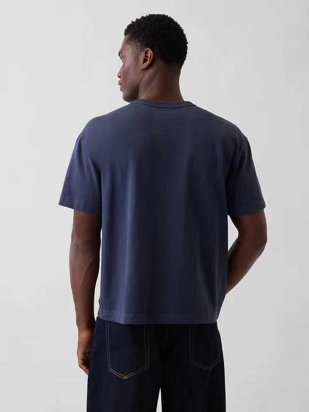 T-shirt i kraftig bomull för vuxna