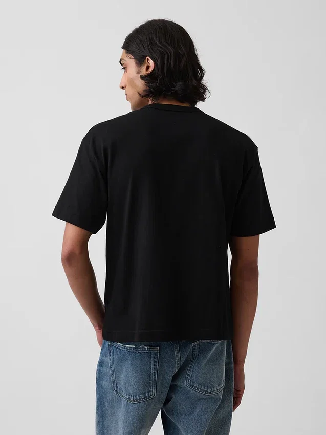 T-shirt i kraftig bomull för vuxna