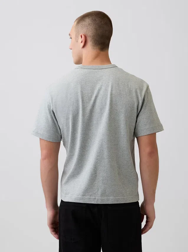 T-shirt i kraftig bomull för vuxna
