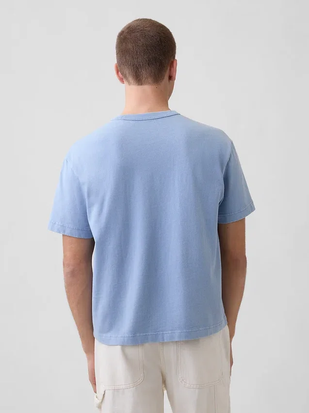 T-shirt i kraftig bomull för vuxna