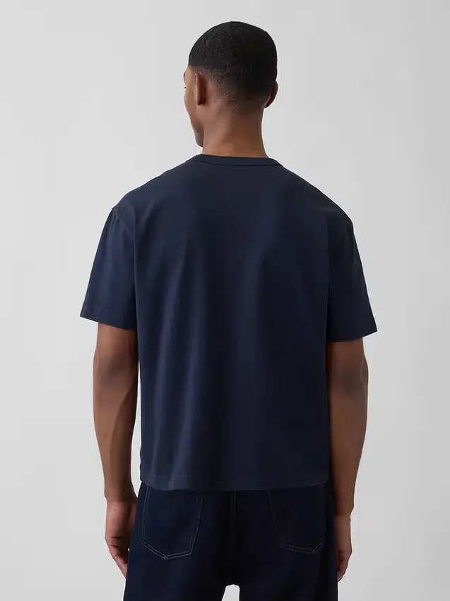 T-shirt i kraftig bomull för vuxna