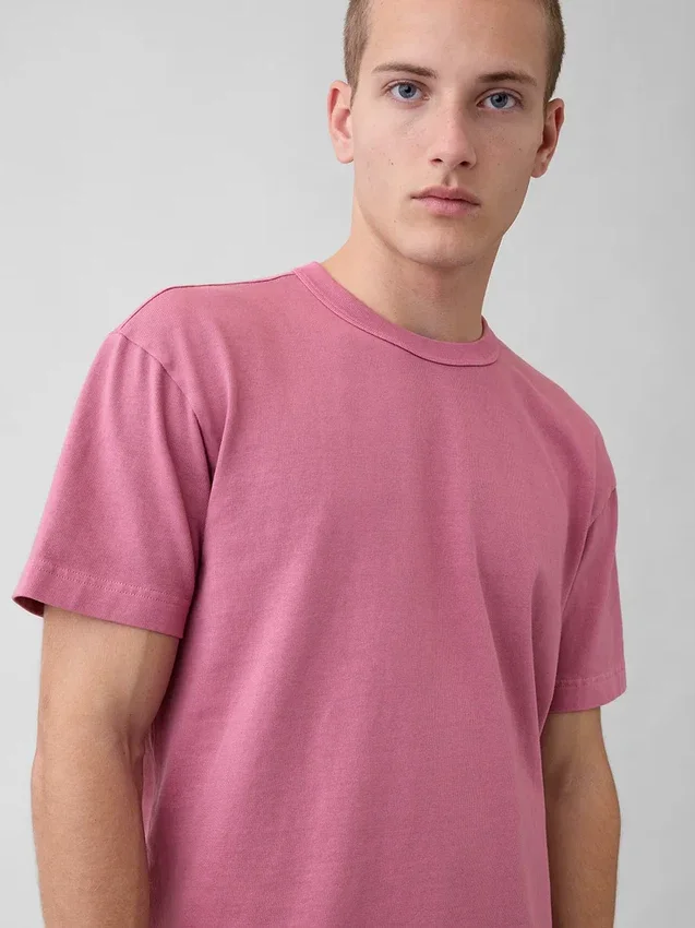 T-shirt i kraftig bomull för vuxna