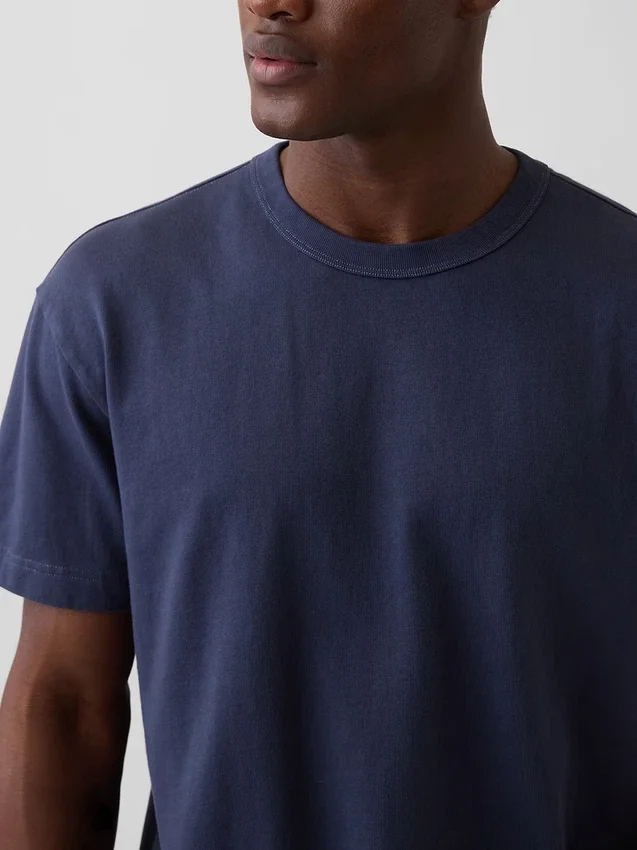 T-shirt i kraftig bomull för vuxna