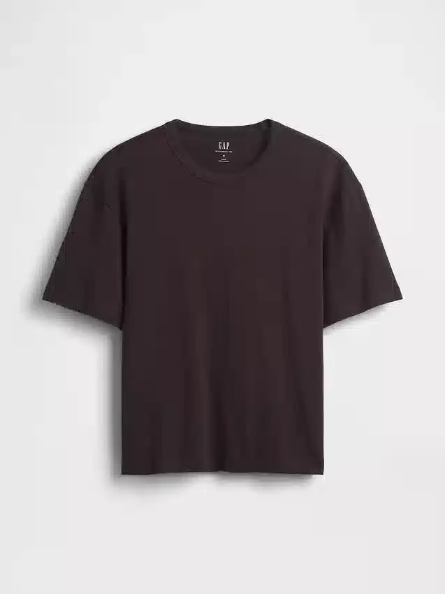 T-shirt i kraftig bomull för vuxna