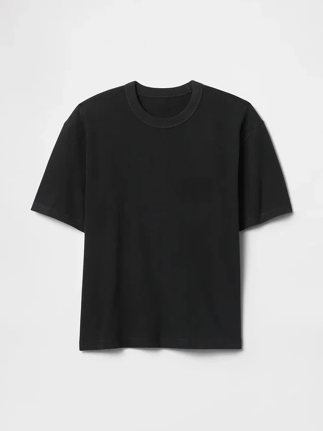T-shirt i kraftig bomull för vuxna