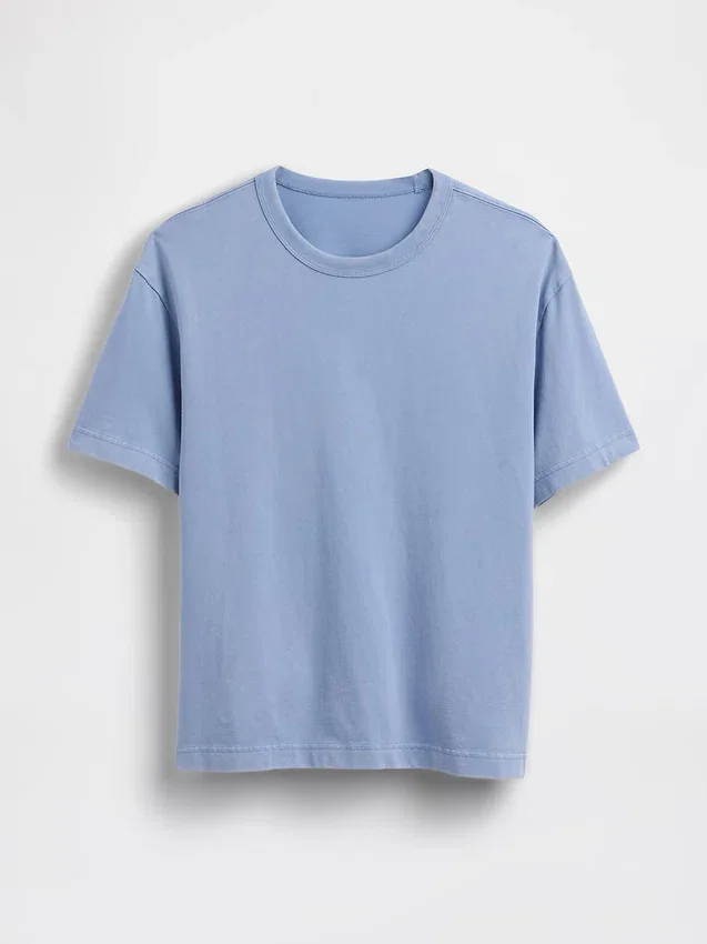 T-shirt i kraftig bomull för vuxna