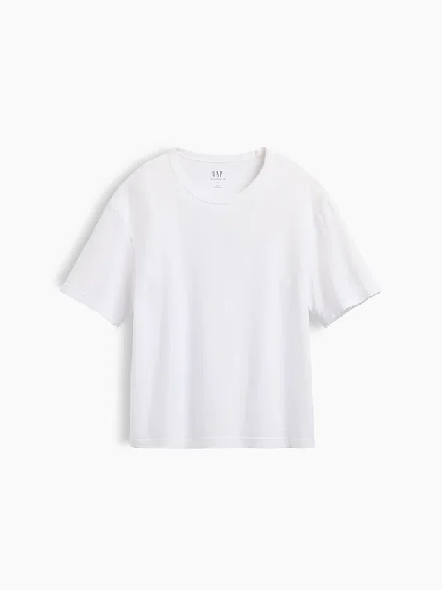 T-shirt i kraftig bomull för vuxna