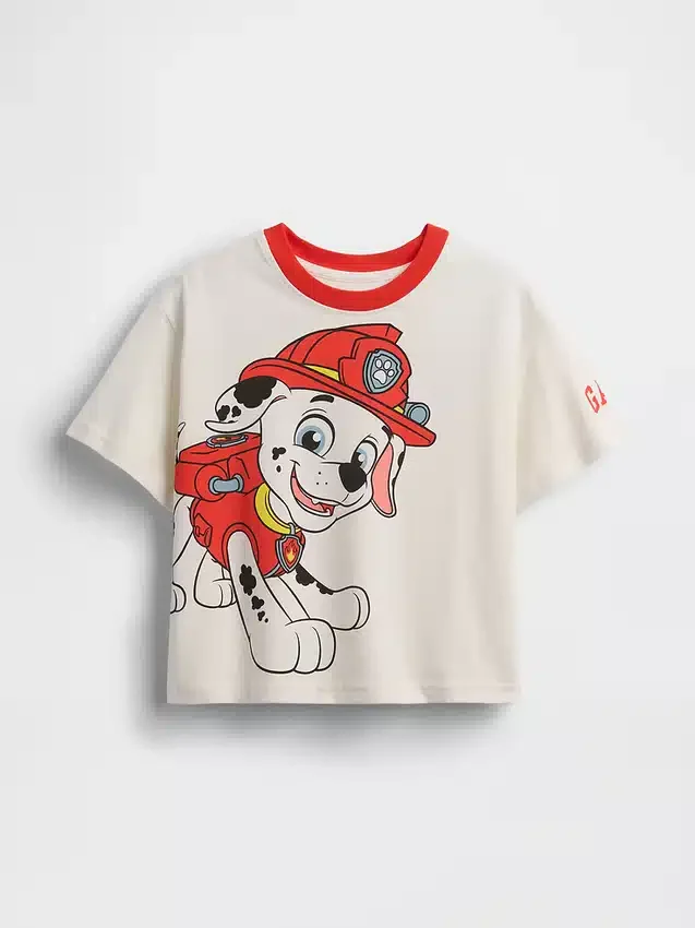 T-shirt i oversize-modell med Paw Patrol-motiv för Baby & Småbarn