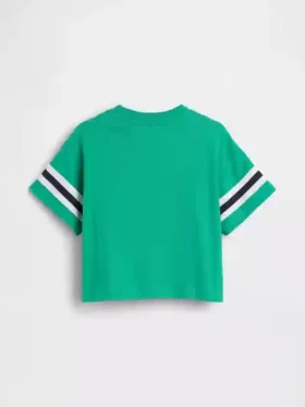 T-shirt i oversized-passform för Baby & Småbarn med Brannan Bear Varsity-grafik och logotyp