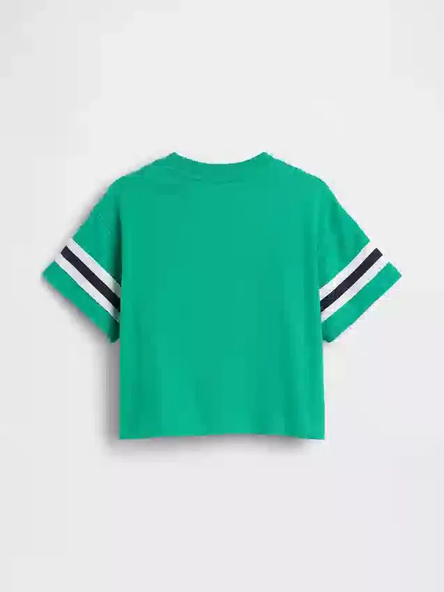 T-shirt i oversized-passform för Baby & Småbarn med Brannan Bear Varsity-grafik och logotyp
