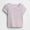 T-shirt i pointelle-ribb för Baby & Småbarn