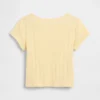 T-shirt i pointelle-ribb för Baby & Småbarn