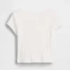 T-shirt i pointelle-ribb för Baby & Småbarn