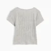 T-shirt i pointelle-ribb för Baby & Småbarn