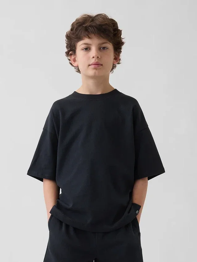 T-shirt i tjock bomull för barn
