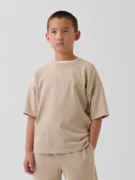 T-shirt i tjock bomull för barn