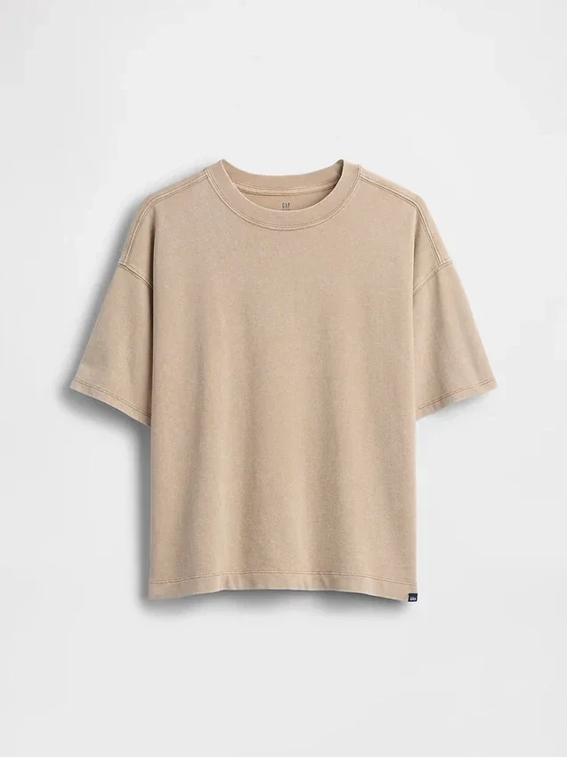 T-shirt i tjock bomull för barn