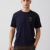T-shirt i tjockt, avslappnat tyg med tryck