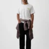 T-shirt i tjockt, avslappnat tyg med tryck