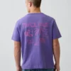 T-shirt i tjockt, avslappnat tyg med tryck