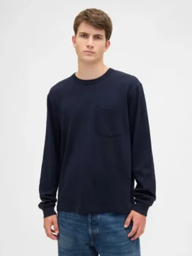 T-shirt i tjockt tyg med avslappnad passform
