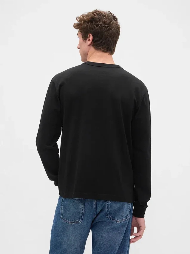 T-shirt i tjockt tyg med avslappnad passform
