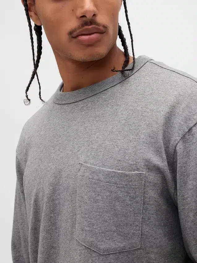 T-shirt i tjockt tyg med avslappnad passform