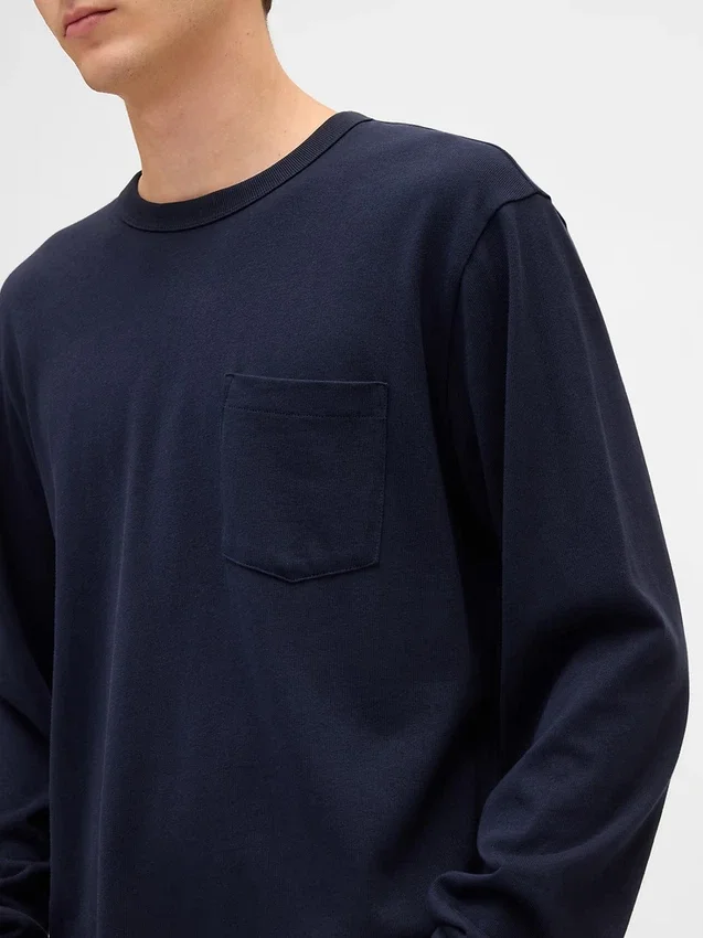 T-shirt i tjockt tyg med avslappnad passform