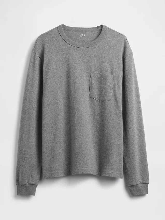 T-shirt i tjockt tyg med avslappnad passform