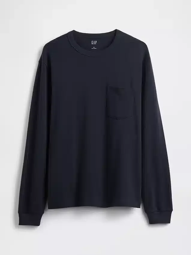 T-shirt i tjockt tyg med avslappnad passform