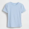 T-shirt i tättstickad jersey