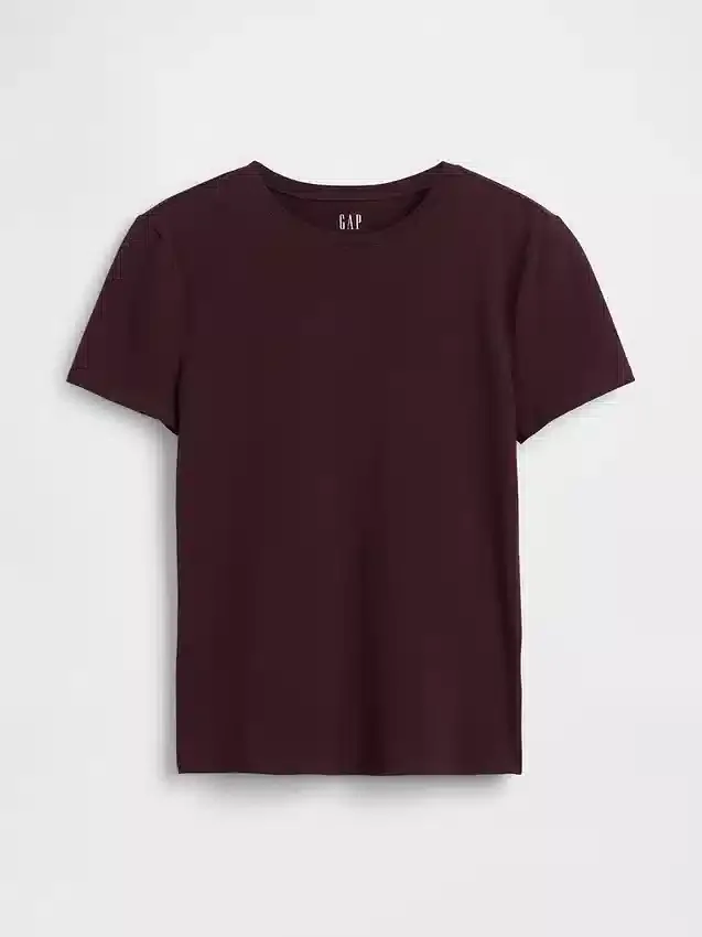 T-shirt i tättstickad jersey