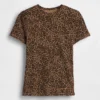 T-shirt i tättstickad jersey