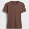 T-shirt i tättstickad jersey