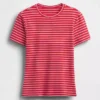 T-shirt i tättstickad jersey