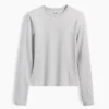T-shirt i tättstickad jersey
