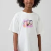 T-shirt i tunika-modell med K-pop-motiv från Demon Hunters för barn