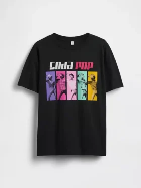T-shirt i tunika-modell med K-pop-motiv från Demon Hunters för barn