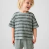 T-shirt i våffelstickning för Baby & Småbarn