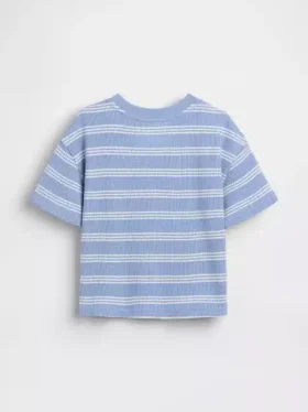 T-shirt i våffelstickning för Baby & Småbarn