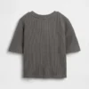 T-shirt i våffelstickning för Baby & Småbarn