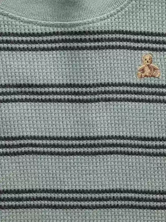 T-shirt i våffelstickning för Baby & Småbarn