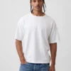 T-shirt med avslappnad passform